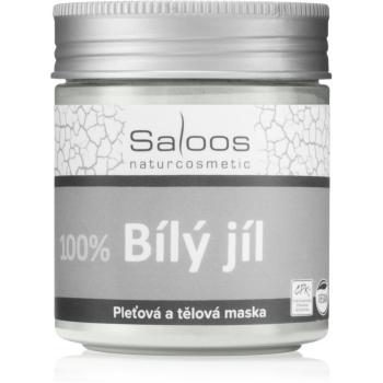 Saloos Jílová Maska Bílý jíl tělová a pleťová maska 100 g