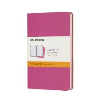 Moleskine Sešity 3 ks růžové S, linkované