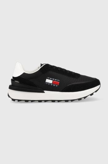 Sneakers boty Tommy Jeans TECHNICAL EVOLVE černá barva