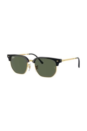 Dětské sluneční brýle Ray-Ban JUNIOR NEW CLUBMASTER černá barva, 0RJ9116S