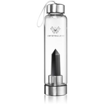 Crystallove Bottle Black Obsidian lahev na vodu 550 ml