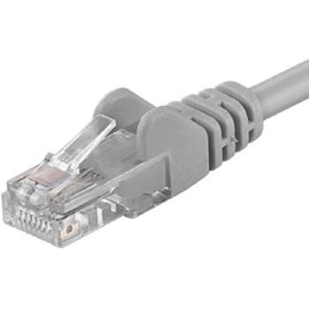 PremiumCord Patch kabel UTP RJ45-RJ45 CAT6 50m šedá