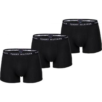 Tommy Hilfiger 3P TRUNK Pánské boxerky, černá, velikost S
