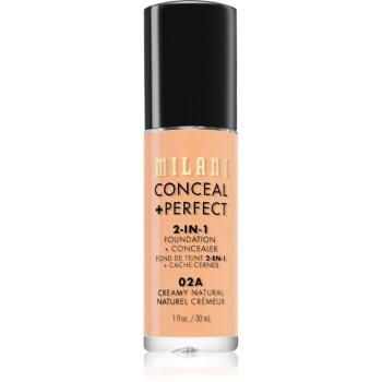 Milani Conceal + Perfect 2-in-1 Foundation And Concealer make-up 02A Creamy Narural 30 ml