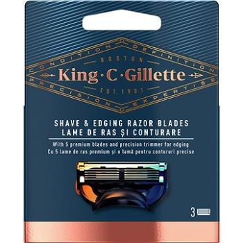 KING C. GILLETTE Shave&Edging 3 ks (7702018590230)