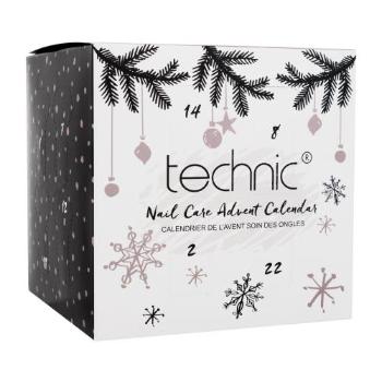 Technic Nail Care Advent Calendar dárková kazeta lak na nehty 18 ks + příslušenství pro manikúru pro ženy poškozená krabička