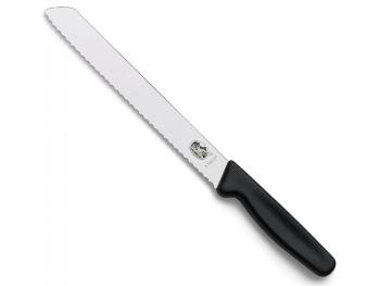 Nůž na chléb Victorinox černý plast 18 cm