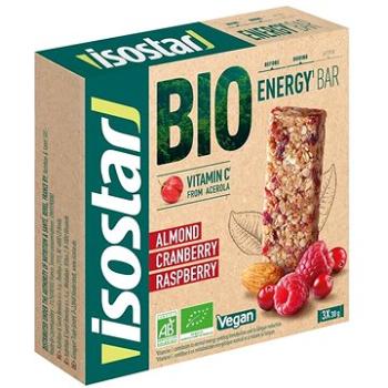 Isostar BIO Energetická tyčinka červené ovoce 3x30g (3175681281318)