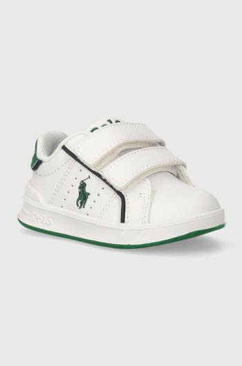 Dětské sneakers boty Polo Ralph Lauren bílá barva