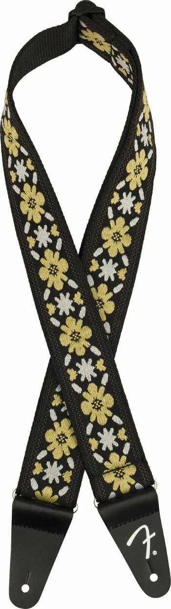 Fender Pasadena Woven Strap Kytarový pás Yellow Clover