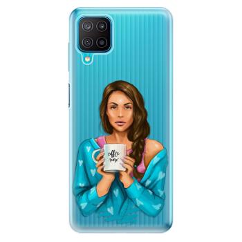 Odolné silikonové pouzdro iSaprio - Coffe Now - Brunette - Samsung Galaxy M12