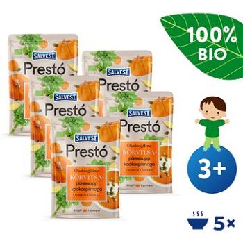 SALVEST Prestó BIO Dýňová polévka s kokosovým mlékem 5× 300 g (4740073074091)