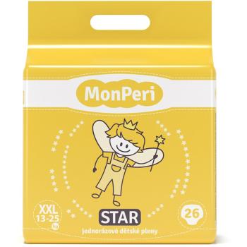 MonPeri Star Star XXL jednorázové pleny 13-25 kg 26 ks