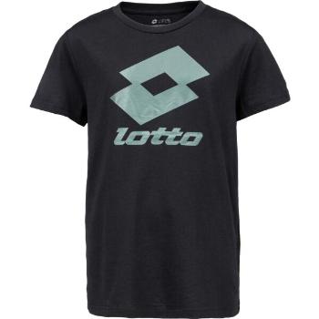 Lotto SMART B II TEE JS Chlapecké tričko, černá, velikost L