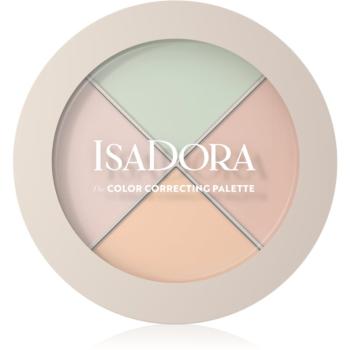 IsaDora Color Correcting Palette paleta korektorů odstín 60 CC 4 g