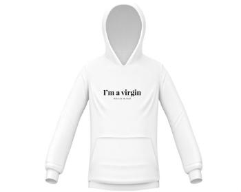 Dětská mikina I'm a virgin