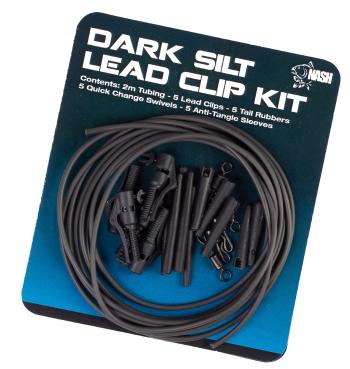 Nash montáž lead clip pack dark silt