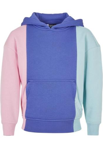 Urban Classics Girls Tripple Hoody girlypink/purpleday/oceanblue - 158/164