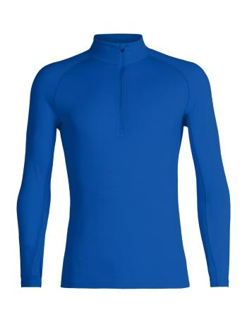 pánské triko dlouhý rukáv, 1/2 zip ICEBREAKER Mens 200 Zone LS Half Zip, Lazurite velikost: M