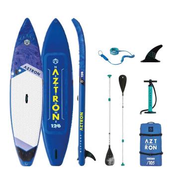 Paddleboard AZTRON NEPTUNE TOURING 381 cm SET - bílá/modrá