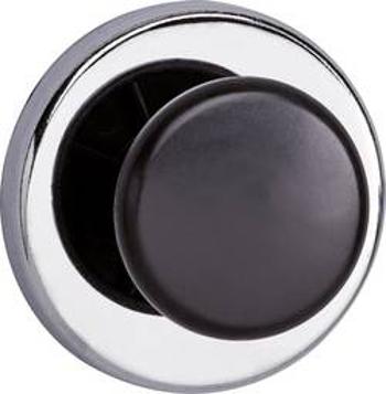 Maul 6155096 silný magnet, (Ø x v) 67 mm x 33 mm, kulatý, s knoflíkem pro uchopení, stříbrná, černá, 1 ks