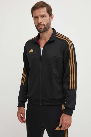 Mikina adidas Tiro pánská, černá barva, s aplikací, IW8866