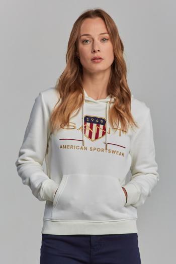 MIKINA GANT ARCHIVE SHIELD SWEAT HOODIE bílá XXXL