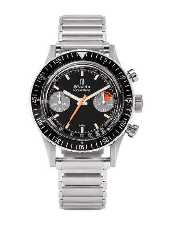 Nivada Grenchen Chronomaster Orange Boy SL Manual - Forstner Bonklip