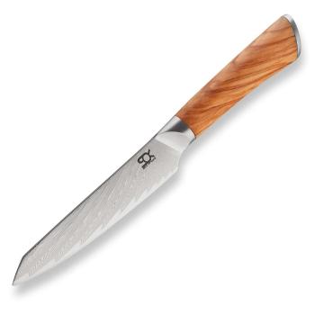 Univerzální nůž SOK OLIVE SUNSHINE DAMASCUS Dellinger 11,5 cm