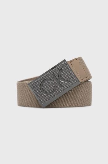 Pásek Calvin Klein pánský, béžová barva