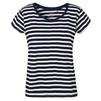 Neutral Dámské tričko Loose Fit z organické Fairtrade bavlny - Bílá / tmavě modrá | XL