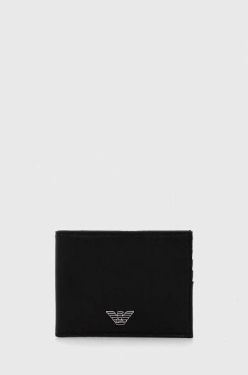 Peněženka Emporio Armani černá barva