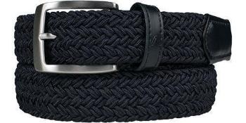 Alberto Basic Braided Mens Navy 110 cm Pásek