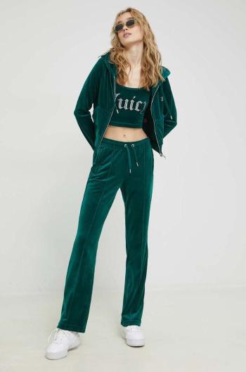 Tepláky Juicy Couture Tina dámské, zelená barva, s aplikací