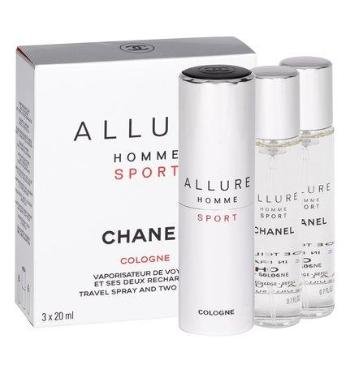 Chanel Allure Homme Sport EDC plnitelný 20 ml + EDC náplň 2 x 20 ml, 3x20ml