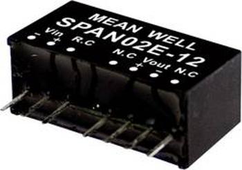 DC/DC měnič napětí, modul Mean Well SPAN02B-03, 500 mA, 2 W, Počet výstupů 1 x