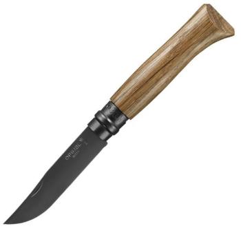 Opinel N°08 Oak Black Edition Turistický nůž