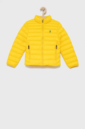 Dětská bunda Polo Ralph Lauren žlutá barva