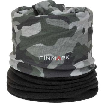 Finmark FSW-234 Multifunkční šátek s fleecem, khaki, velikost UNI