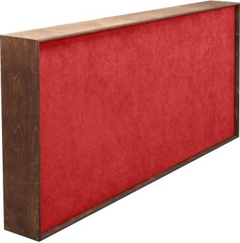 Mega Acoustic FiberExcellent120 Walnut/Red Absorpční dřevěný panel