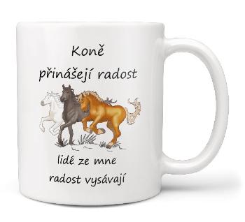 Hrnek Koně přinášejí radost (Náplň hrníčku: Žádná)