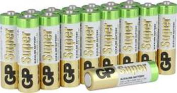 Tužková baterie AA alkalicko-manganová GP Batteries Super, 1.5 V, 16 ks