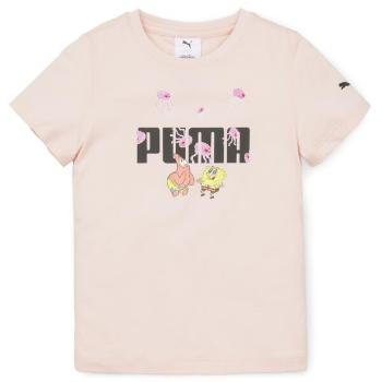 Puma SPONGEBOB LOGO TEE Dětské triko, lososová, velikost