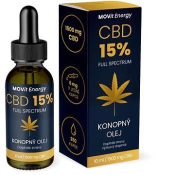 MOVit CBD 15% Full Spectrum konopný olej 10ml (4610961)