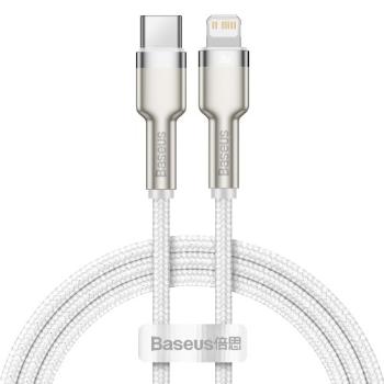 Baseus Cafule Series nabíjecí / datový kabel USB-C na Lightning PD 20W 2m, bílá