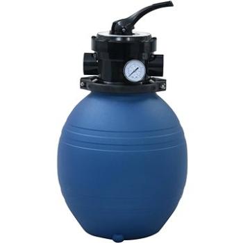  Bazénová písková filtrace s 4polohovým ventilem modrá 300 mm (92246)