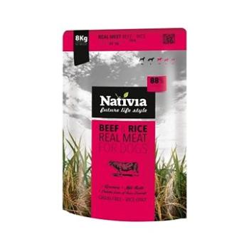 Nativia Real Meat - Beef & Rice 8 kg (8595045403173)