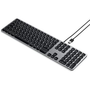 Satechi Aluminum Wired Keyboard for Mac - Space Gray - US (ST-AMWKM)