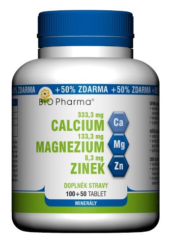 Bio Pharma Calcium+Magnesium+Zinek 150 tablet