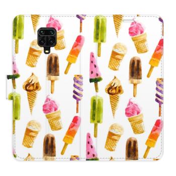 Flipové pouzdro iSaprio - Ice Cream Pattern - Xiaomi Redmi Note 9 Pro / Note 9S